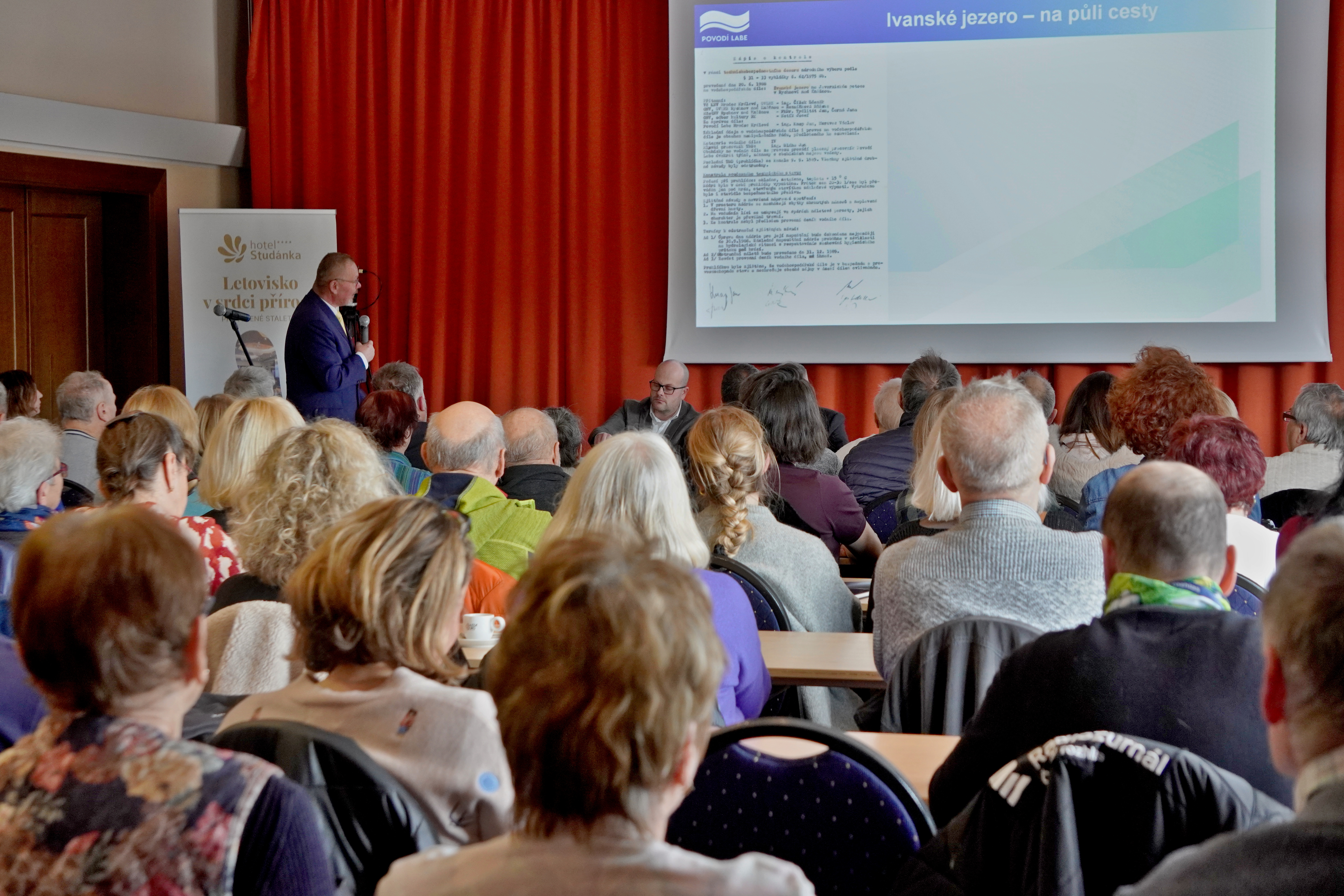 Ing. Marián Šebesta při prezentaci